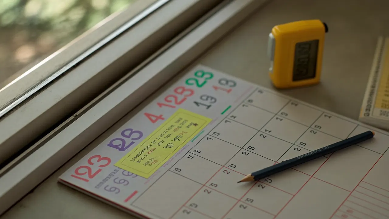 Installation date circled on a calendar beside a tape measure